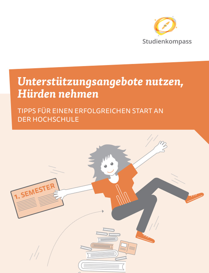 Cover einer Broschüre zum erfolgreichen Start an der Hochschule